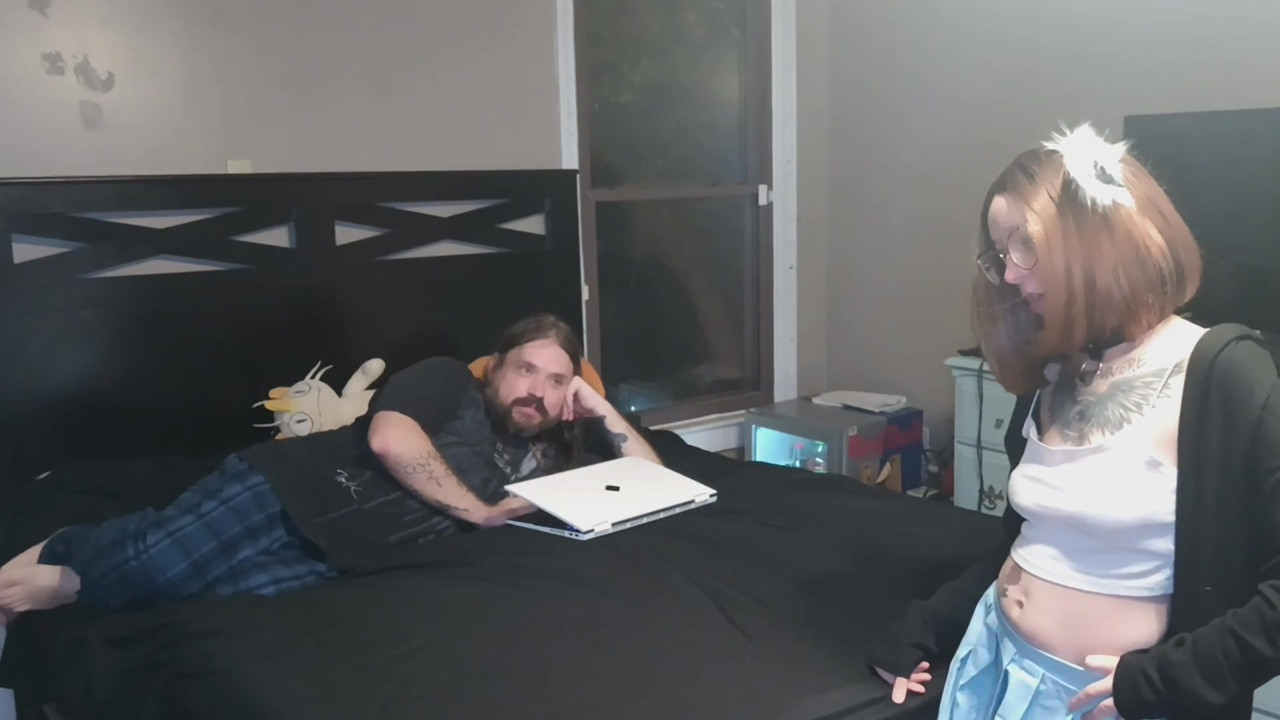 Cosplay Wife Caught Husband Playing Naughty Video Game