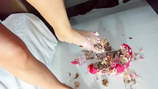 Yalınayak Ayak Yalamada Çoraplı Pasta Ezme Ilerleme Topuklu Ayakkabılar