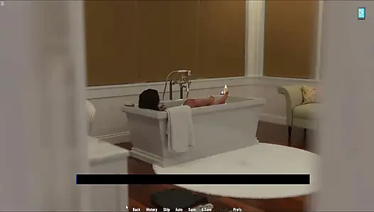 Stepmom Caught By Stepson While Naked In Bathtub And Giving Footjob