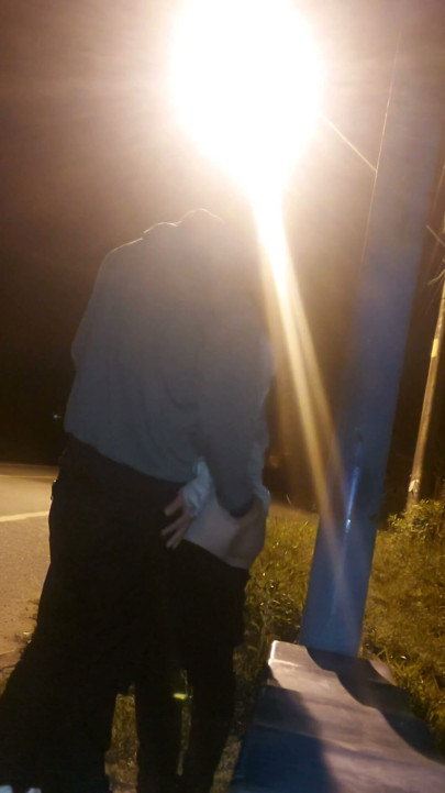 I showed my ass to a stranger at the bus stop! see his reaction! | Clip 2
