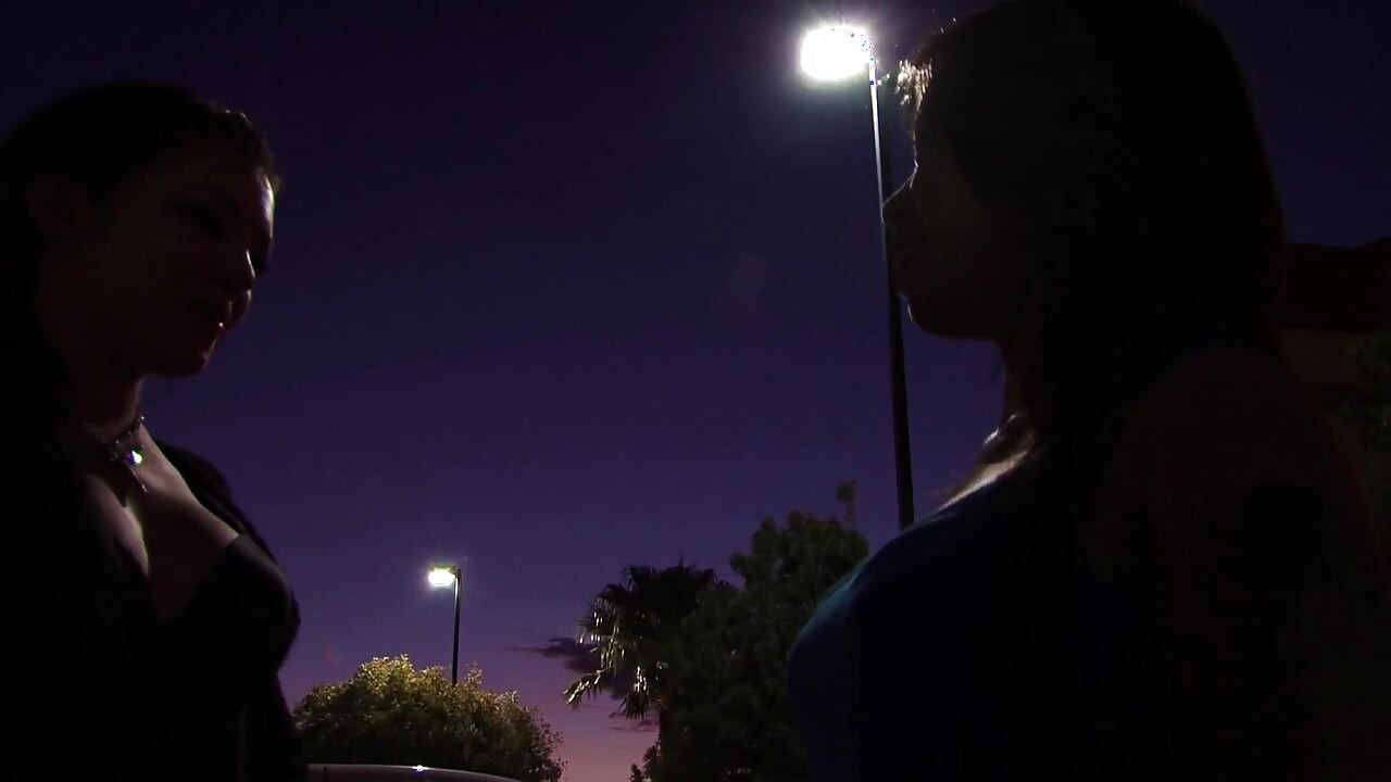 Asia Zo and Casondra Kryptik are hot brunette lesbians have