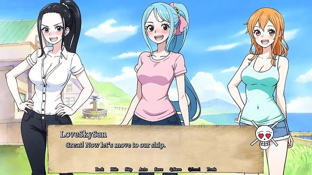 Naughty Pirates - Part 1 - Sexy Crew Nami, Robin and Vivi by Loveskysan69
