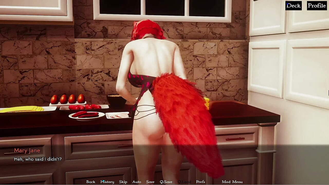 Furrhouse 5: la masturbación del coño y las tetas con dos dedos de Daisy atrapada