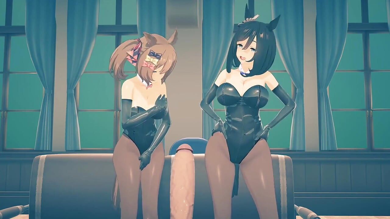 うま・ムスメ - 英神フラッシュとスマートファルコンバニースーツ セックス - 3D変態アニメーション