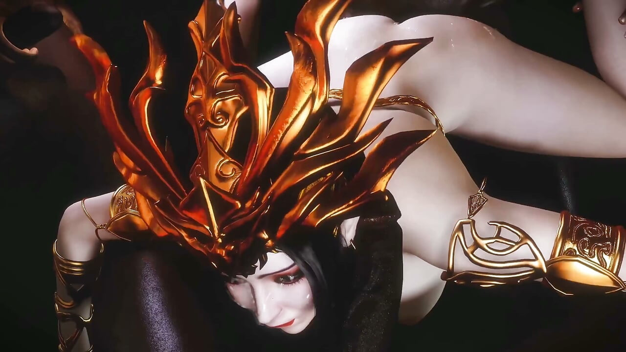 Siêu mẫu cosplay ngực bự 3d làm tình tập thể