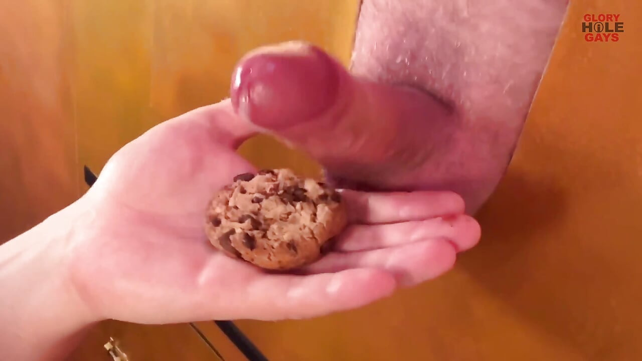 Cookie and Cream Sperm Cookie at Gloryhole