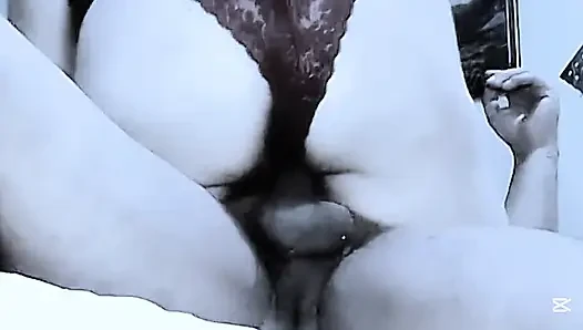 My stepmom's slut riding cock retro style
