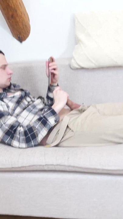 Stepmom Surprises Me While Jerking off