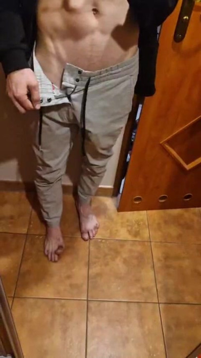 Going for a walk without panties