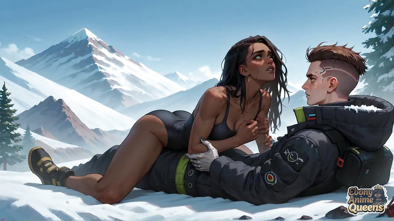 Cewek semok kulit hitam ini lagi asik ngentot posisi fours on a snowy mountaintop, chisel raksasa dan xxx yang super hot