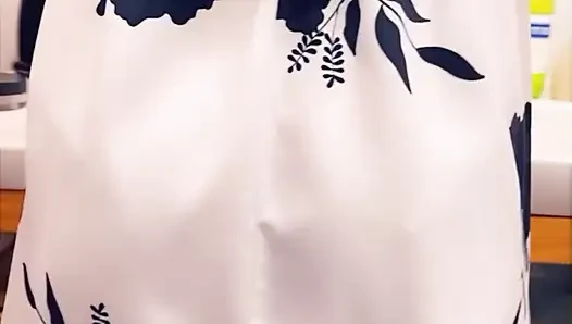 HER TIGHT ASSHOLE DRIPS WITH CUM AFTER I FILLED HER HOLE IN THE BATHROOM