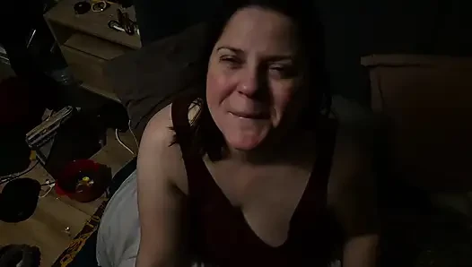 Sitting Assisted Self Suck+Wake n fill mouth