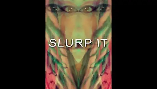 Wank und Slurp mit der Göttin Lana CEI Looper für Dumb Dumb Heads