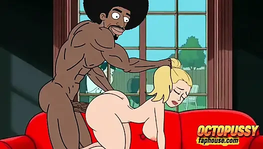 Black Plumber Fucks Married Housewife Behind Her Cuckold Husband's Back