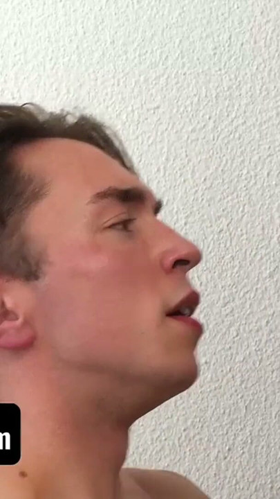 Cute Twink stares at his trainer and gets his little ass fucked by his hard cock! | Clip 1