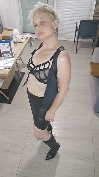 I'm Sure You Love My Leather Outfit, My Boots, My Lingerie, My Ass, My Pussy and You'd Like to Fuck Me