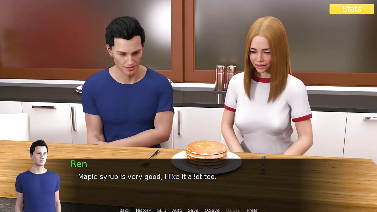 Erotica 13 - Ren and Riley’s First Kiss and Competition with Heather