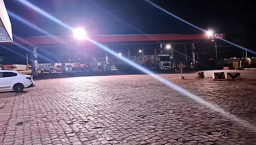 Truck Driver Fucked My Wife’s Ass in His Truck While I Waited Outside