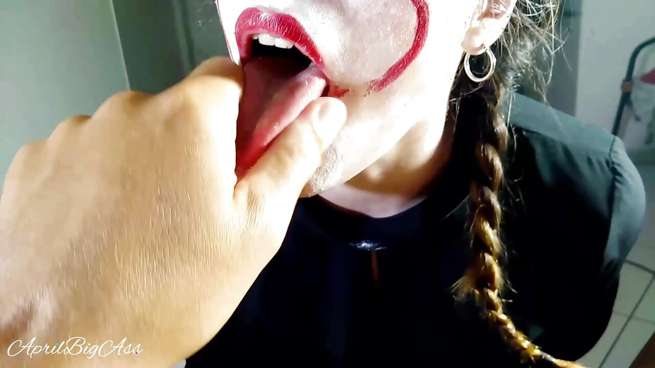 Halloween, IT is addicted to cock and cum, she "swallows everything" 2-3