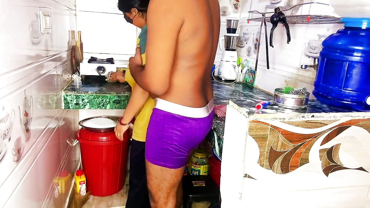 Suman's Tight Pussy & Ass Get Fucked Hard in Kitchen by Sexy Husband