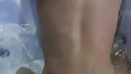 Sex with latina slut in hotel jacuzzi clip 1