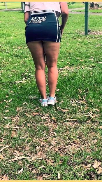 Jaw-dropping moment from "Wifey is dared to play basketball braless and no panties in a short skirt"