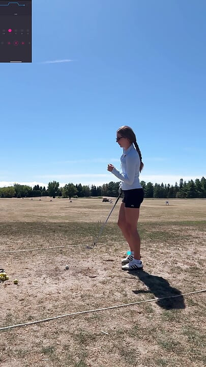 Public Orgasm at the Driving Range