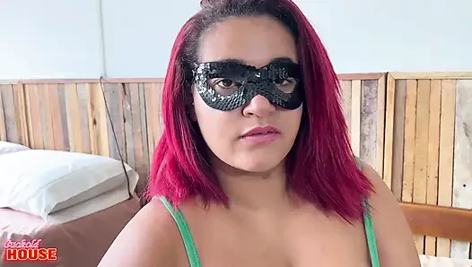A Chubby, Busty Woman with a Big Butt in a Very Naughty Ménage À Trois