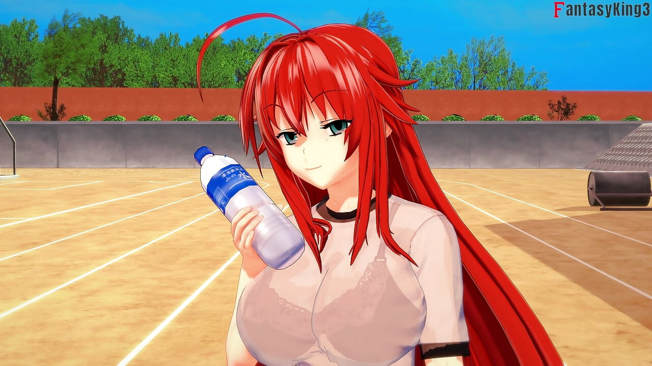 Rias Gremory Förför mig och bjuder in mig att knulla på gymmet - DXD NTR Madness Series