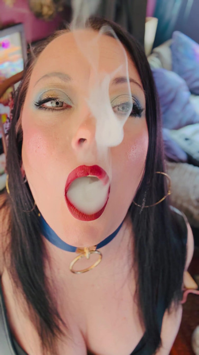 British Wife, Tina Snua, Smoking 2 Cigarettes At Once! Drifting Snap Inhales Smoker Smoke OMI OME | Clip 1