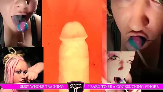 Schnüffle das frische ooey goey höschen, während ich dich zu einer sissy-schwanzlutscherin verdrehe, beinhaltet fußlecken, video-version