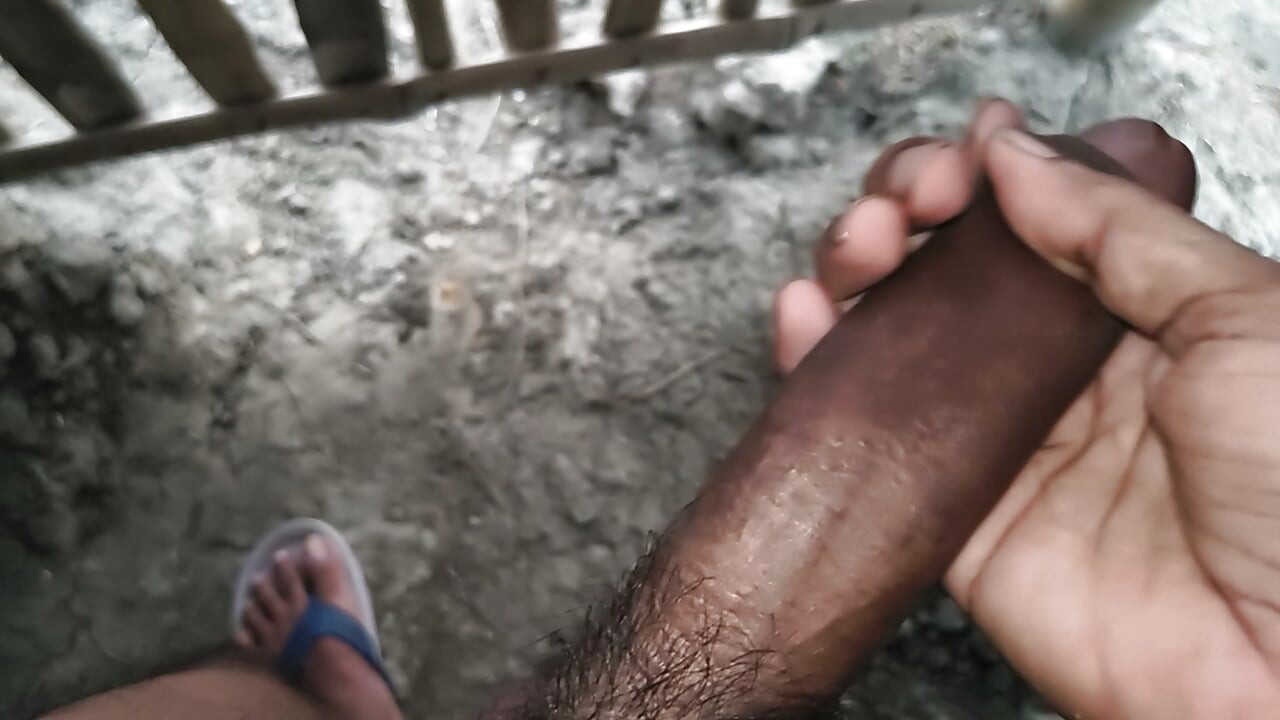 Village boy's beautiful legs and sexy penis
