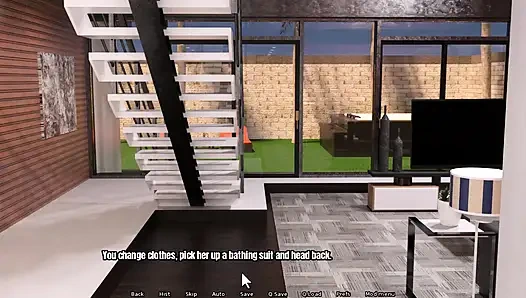 Дом бабушки: Я сделал ей массаж и прикоснулся к ее сиськам.