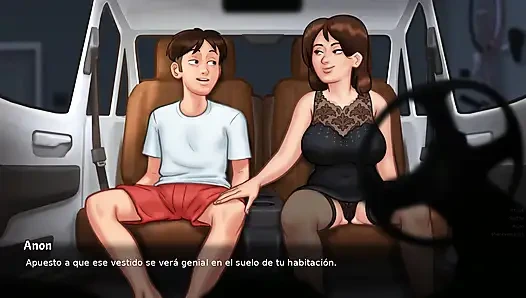 Vermieterin endet am ende, liebe nach dem romantischen abendessen - sommersaga