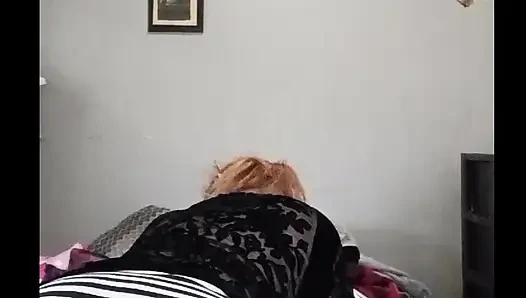 Cleaning in panties just hits different.