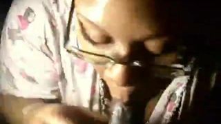 Ebony BBW milking BBC