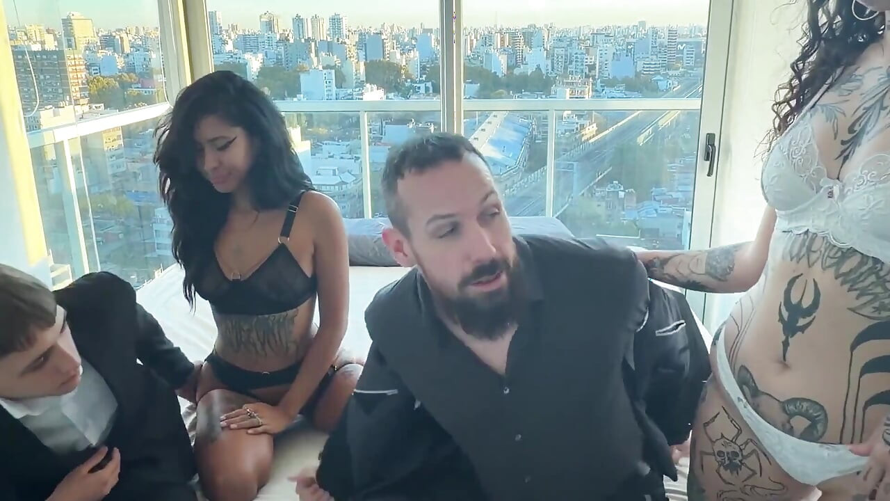 Foursome: Spain Fucked Argentina in the Ass at the World Cup Final! 2 Vs. 2 Anal Fuck