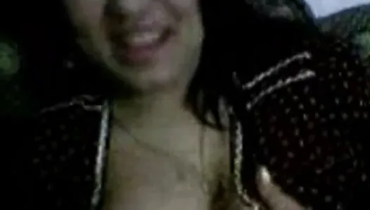 arabic girl showing tits and laughting