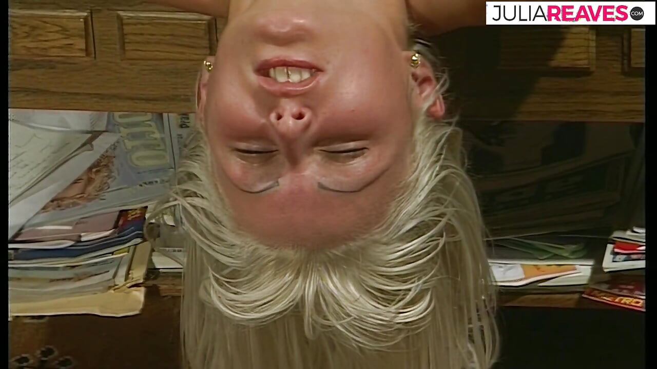 Blonde whore gets cunt fingered; rides a monster cock like a star