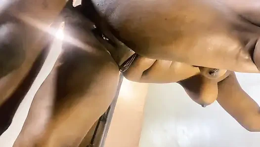 Spread Her Wet Juicy Pussy Wide Deep Thrust with His BBC