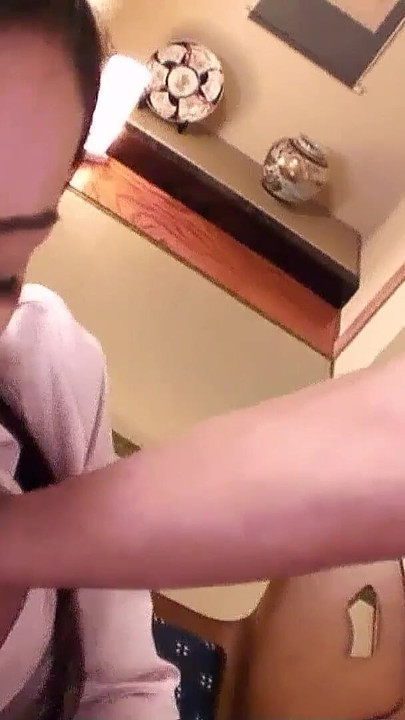 Powerful moment from "Japanese female Teacher tricked Young Guy to suck his Dick"