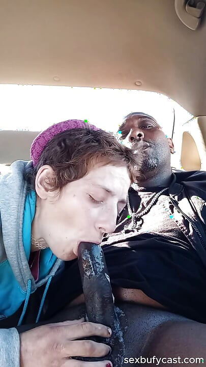 Dirty street whore is drinking my cum for breakfast. MILF
