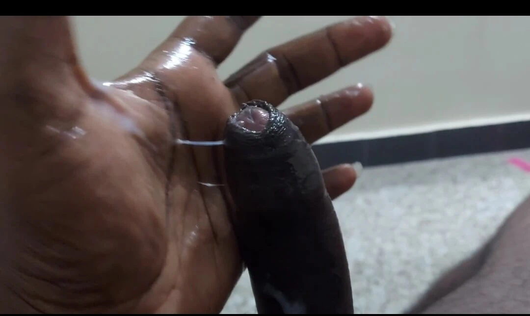 Schlampige Öl-masturbation