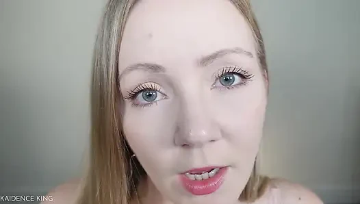Kaidence King ile tam uzunlukta asmr 31 talimatı ve boşalma geri sayım!