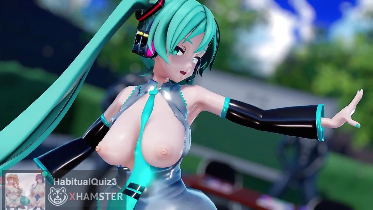 mmd r18 Hatsune Miku want to fuck blowjob big tits