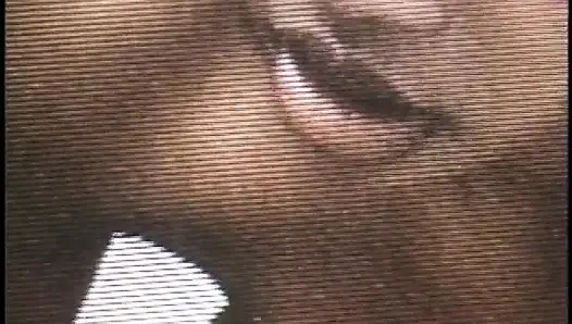 Skinny Black Chick Sucks Out All Cum After Gentle Sex in the Bathroom