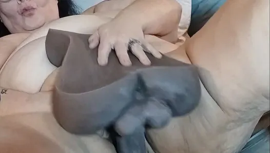 Damn That Dick Is Huge Going in Her Puss Watch This Horny Bitch Gush