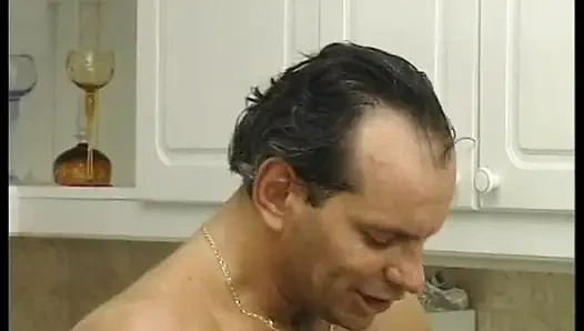 Redhead teen gets fucked hard by old fella