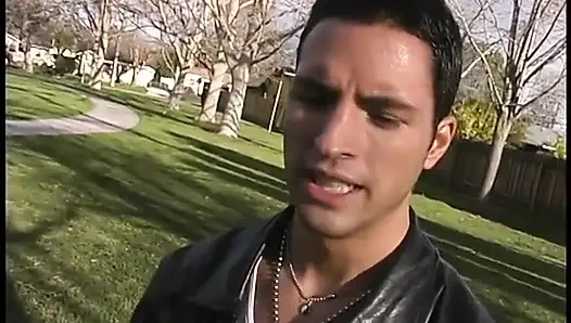 Lusty Latina gets her round ass pounded doggy style