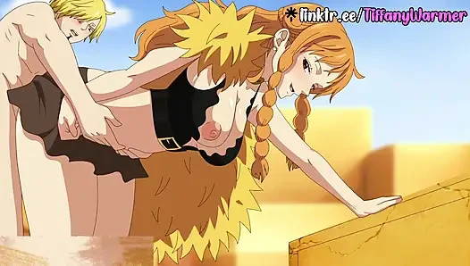 Nami и Sanji занимаются любовью